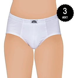Gümüş 3032 Erkek Çocuk Penye Slip Külot 3 lü Paket