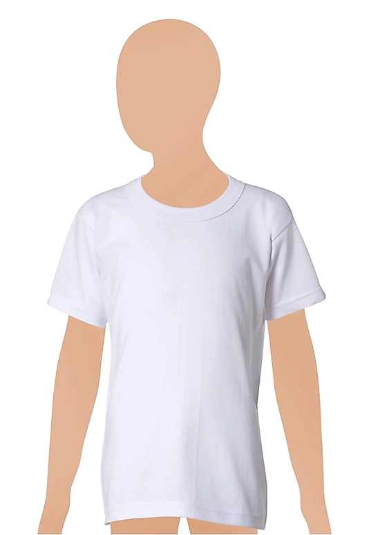 Gümüş 3022 Erkek Çocuk Penye Sıfır Yaka Atlet