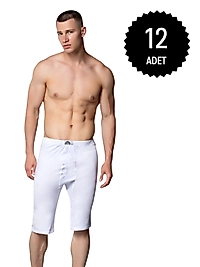 Gümüş 4021 Erkek Osmanlı Donu Beyaz 12 li Paket