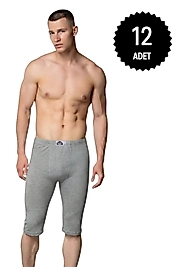 Gümüş 4021 Erkek Osmanlı Donu Gri 12 li Paket