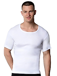 Gümüş 3004 Erkek Ribana Bisiklet Yaka Atlet Beyaz