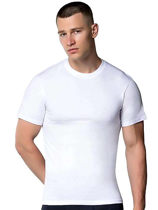 Gümüş 3005 Erkek Sıfır Yaka Atlet Beyaz