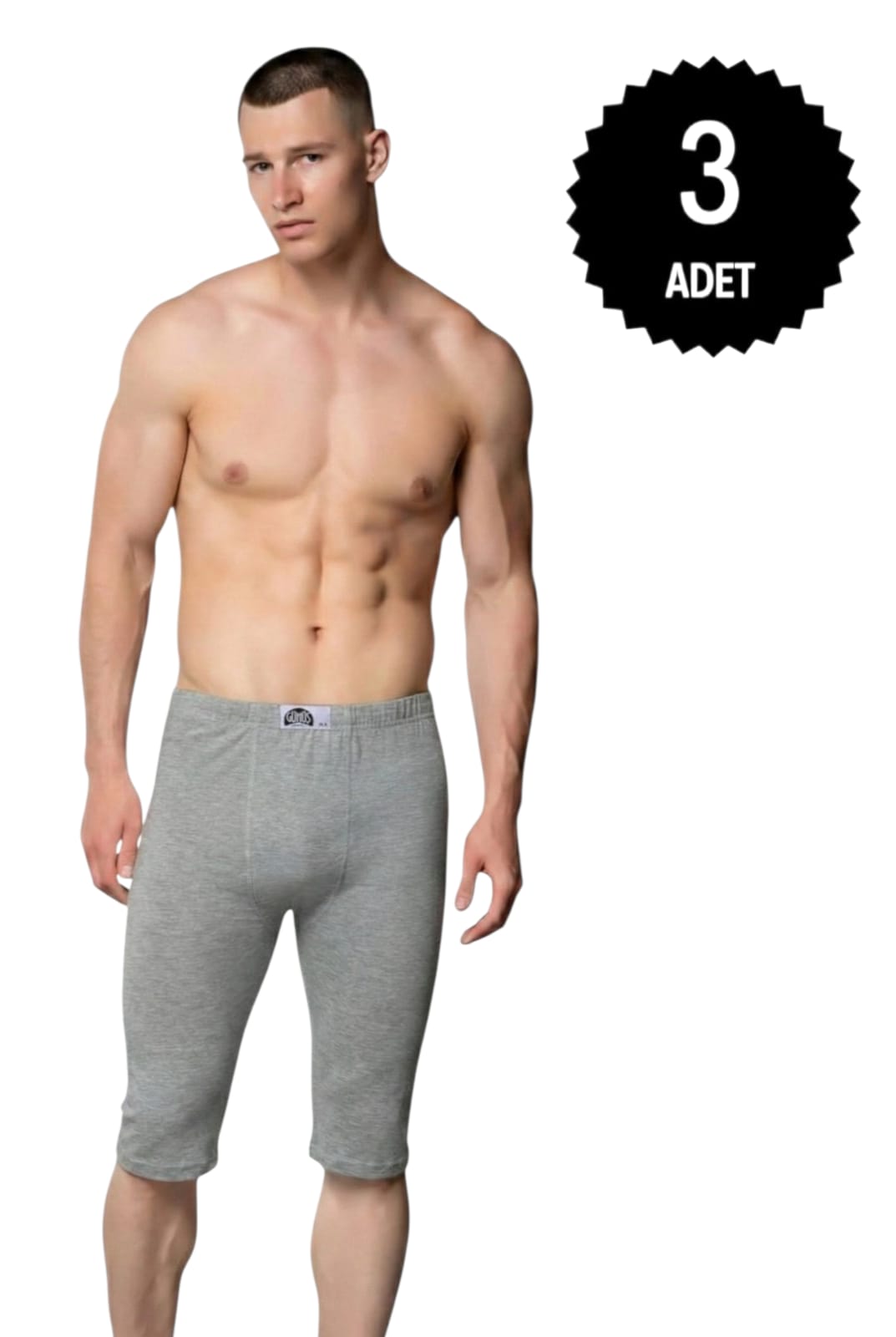 Gümüş 4021 Erkek Osmanlı Donu Gri 3 lü Paket