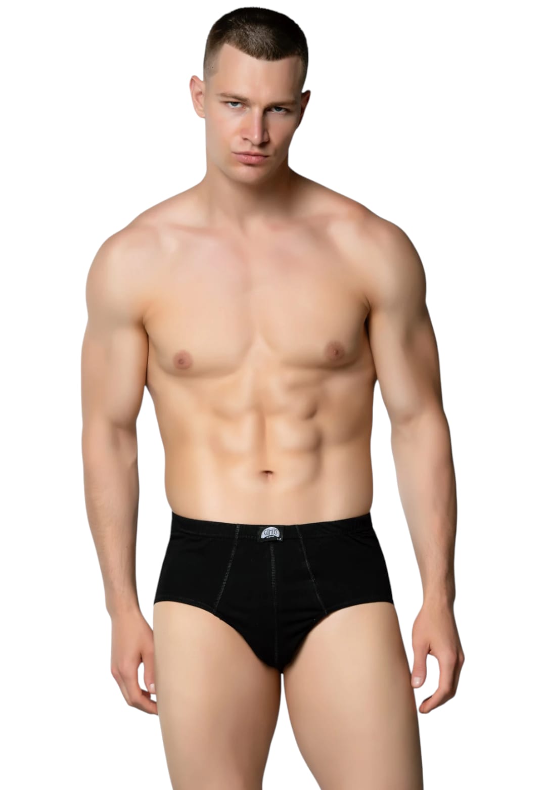 Gümüş 4014 Erkek Penye Kom Slip Külot Siyah